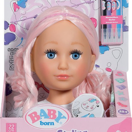 ZAPF Creation Baby Born Sister Styling Artist Κεφάλι Ομορφιάς