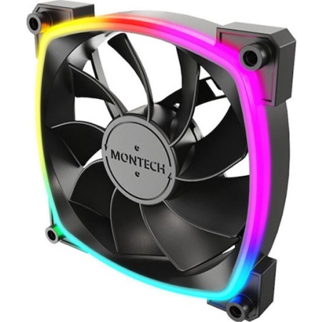 Montech RX120 Case Fan με ARGB Φωτισμό και Σύνδεση 3-Pin / 4-Pin PWM