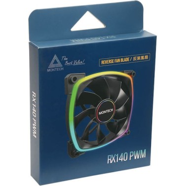 Montech RX140 Case Fan με ARGB Φωτισμό και Σύνδεση 4-Pin PWM