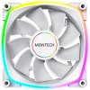 Montech RX140 Case Fan με ARGB Φωτισμό και Σύνδεση 4-Pin PWM Λευκό
