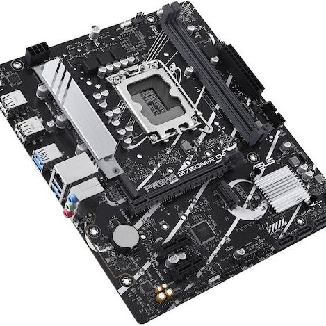 Asus Prime B760M-R D4 Motherboard Micro ATX με Intel 1700 Socket 90MB1HA0-M0EAY0