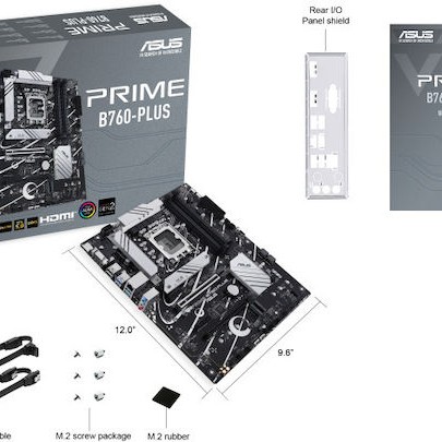 Asus Prime B760-Plus Motherboard ATX με Intel 1700 Socket 90MB1EF0-M0EAY0