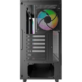 Montech XR Midi Tower Κουτί Υπολογιστή με Πλαϊνό Παράθυρο και ARGB Φωτισμό Μαύρο
