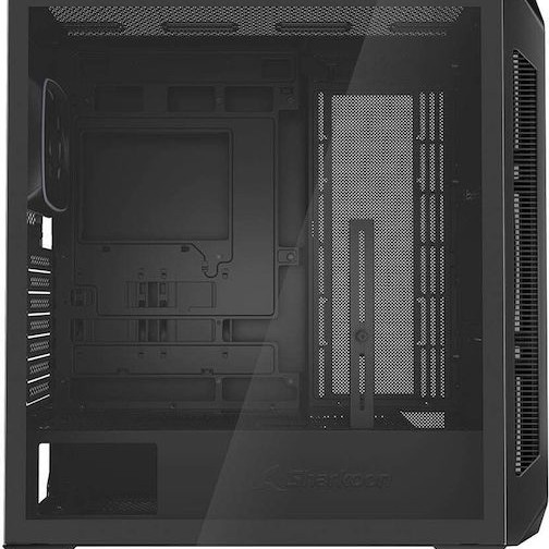 Sharkoon AK5G RGB Gaming Midi Tower Κουτί Υπολογιστή με Πλαϊνό Παράθυρο Μαύρο