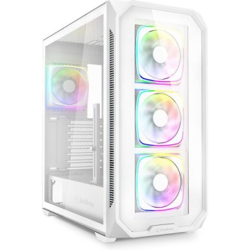 Sharkoon AK5G RGB Gaming Midi Tower Κουτί Υπολογιστή με Πλαϊνό Παράθυρο Λευκό