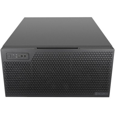 Silverstone RM52 5U Midi Tower Κουτί Υπολογιστή Μαύρο