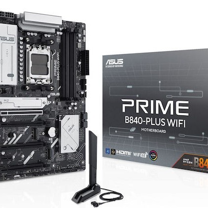 Asus PRIME B840-PLUS WIFI Motherboard ATX με AMD AM5 Socket 90MB1IZ0-M0EAY0