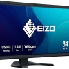 Eizo FlexScan EV3450XC-BK Ultrawide HDR Curved Monitor 34.1