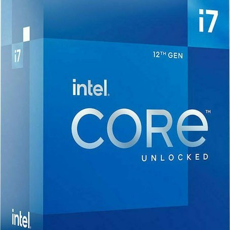 Intel Core i7-12700KF 2.7GHz Επεξεργαστής 12 Πυρήνων για Socket 1700 Tray