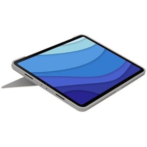 Logitech Combo Touch Flip Cover με Πληκτρολόγιο Γερμανικά Μπεζ (iPad Pro 2018 11