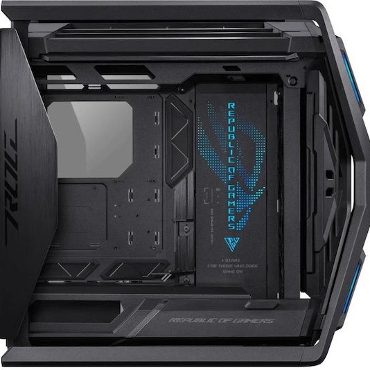 Asus ROG Hyperion GR701 BTF Edition Full Tower Κουτί Υπολογιστή με Πλαϊνό Παράθυρο και RGB Φωτισμό Μαύρο