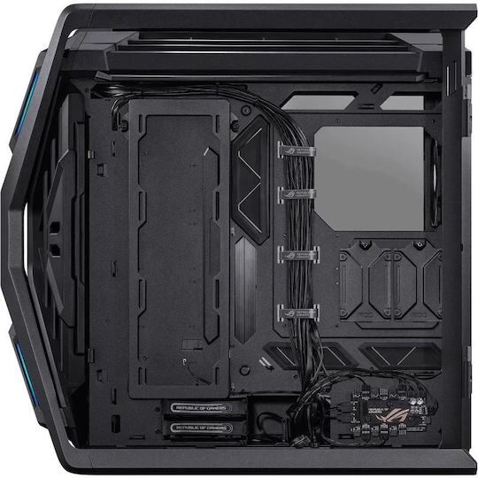 Asus ROG Hyperion GR701 BTF Edition Full Tower Κουτί Υπολογιστή με Πλαϊνό Παράθυρο και RGB Φωτισμό Μαύρο