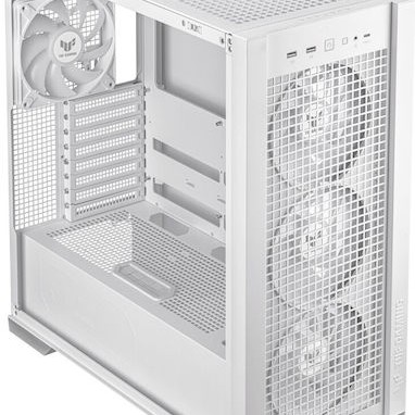 Asus TUF Gaming GT302 ARGB Midi Tower Κουτί Υπολογιστή με Πλαϊνό Παράθυρο Λευκό