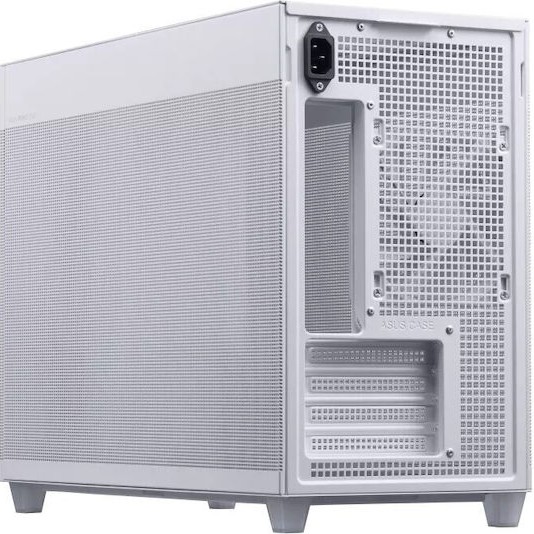 Asus Prime AP201 TG Gaming Micro Tower Κουτί Υπολογιστή με Πλαϊνό Παράθυρο White