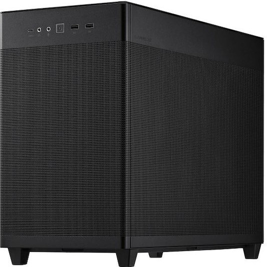 Asus Prime AP201 TG Gaming Micro Tower Κουτί Υπολογιστή με Πλαϊνό Παράθυρο Black