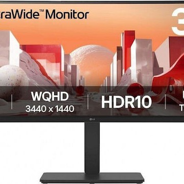 LG 34BA75QE-B Ultrawide IPS HDR Curved Monitor 34