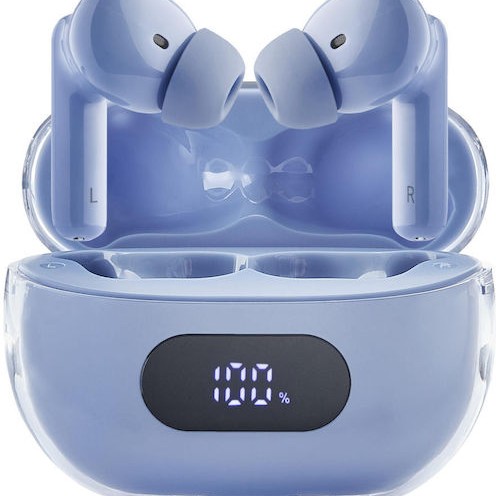 Intenso T315AE In-ear Bluetooth Handsfree Ακουστικά με Θήκη Φόρτισης Μπλε