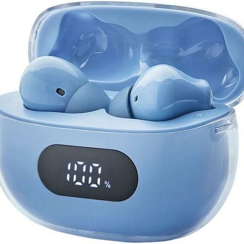 Intenso T315AE In-ear Bluetooth Handsfree Ακουστικά με Θήκη Φόρτισης Μπλε