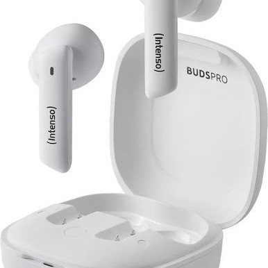 Intenso T502HAE In-ear Bluetooth Handsfree Ακουστικά με Θήκη Φόρτισης Λευκά