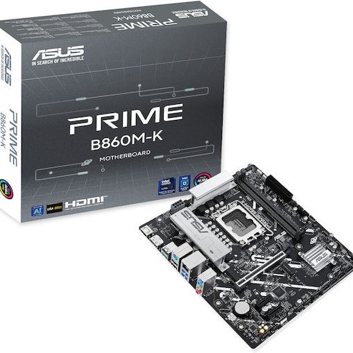 Asus Prime B860M-K Motherboard Micro ATX με Intel 1851 Socket 90MB1JT0-M0EAY0