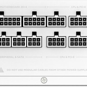 NZXT C1200 ATX 3.1 1200W Λευκό Τροφοδοτικό Υπολογιστή Full Modular 80 Plus Gold
