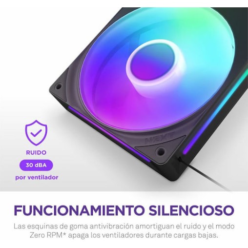 NZXT F360 RGB Core Case Fan με Σύνδεση 4-Pin PWM / 4-pin NZXT RGB