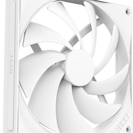 NZXT F140Q Case Fan με Σύνδεση 4-Pin PWM Λευκό