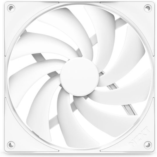 NZXT F140Q Case Fan με Σύνδεση 4-Pin PWM Λευκό