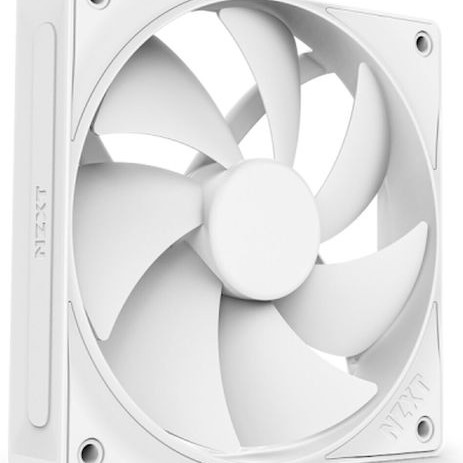NZXT F120P Case Fan με Λευκό Φωτισμό και Σύνδεση 4-Pin PWM Λευκό