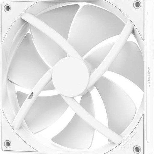 NZXT F140P Case Fan με Λευκό Φωτισμό και Σύνδεση 4-Pin PWM Λευκό
