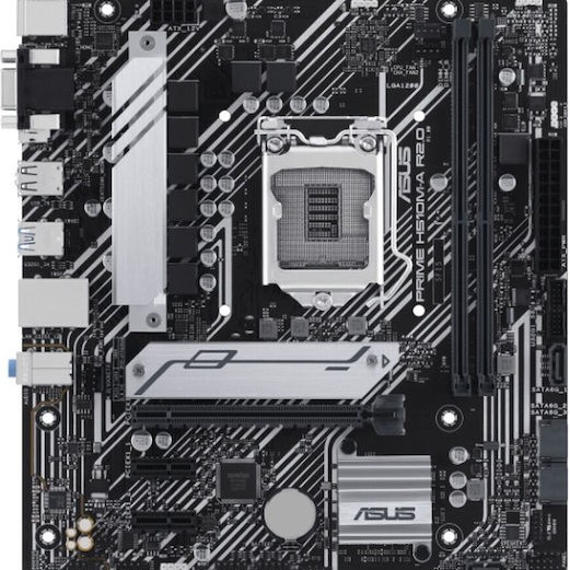 Asus PRIME H510M-A R2.0 Motherboard Micro ATX με Intel 1200 Socket 90MB1FP0-M0EAY0