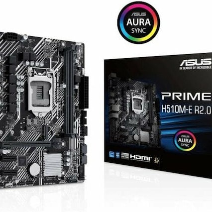 Asus Prime H510M-E R2.0 Motherboard Micro ATX με Intel 1200 Socket 90MB1FQ0-M0EAY0