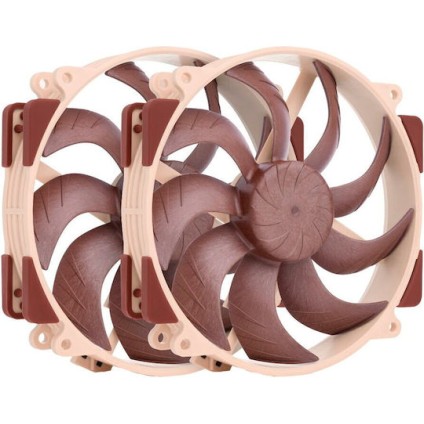 Noctua NF-A14X25R G2 PWM SX2-PP Case Fan 140mm με Σύνδεση 4-Pin 2τμχ Καφέ