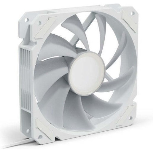 Sharkoon Shark Mirror Case Fan 120mm με ARGB Φωτισμό και Σύνδεση 4-Pin PWM Λευκό