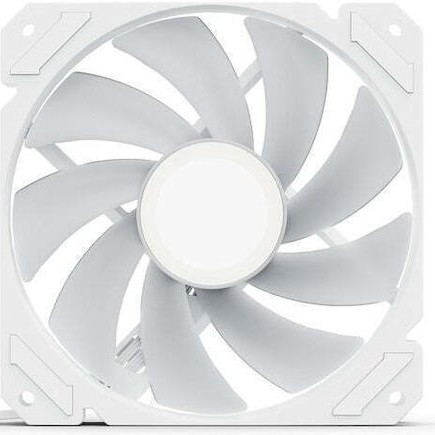 Sharkoon Shark Mirror Case Fan 120mm με ARGB Φωτισμό και Σύνδεση 4-Pin PWM Λευκό