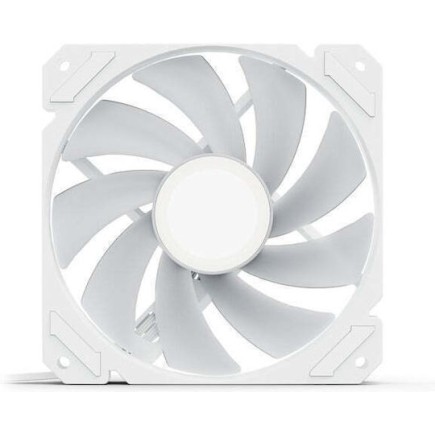 Sharkoon Shark Mirror Case Fan 120mm με ARGB Φωτισμό και Σύνδεση 4-Pin PWM Λευκό