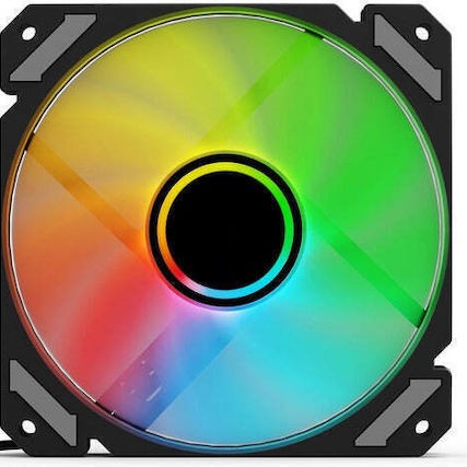 Sharkoon Shark Mirror Case Fan 120mm με ARGB Φωτισμό και Σύνδεση 4-Pin PWM
