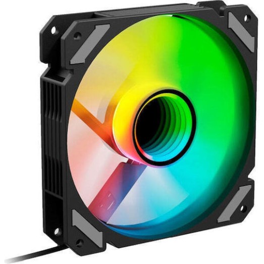 Sharkoon Mirror RGB PWM Case Fan 120mm με Σύνδεση 4-Pin