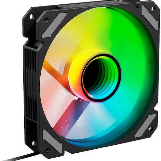 Sharkoon Mirror RGB PWM Case Fan 120mm με Σύνδεση 4-Pin
