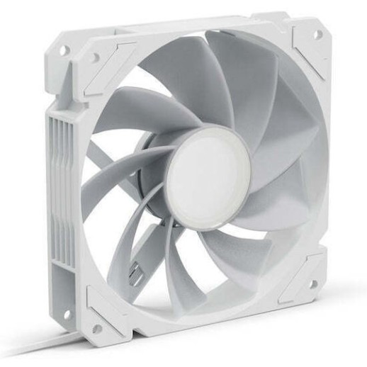 Sharkoon SHARK Mirror RGB PWM Case Fan 120mm με Σύνδεση 4-Pin Λευκό