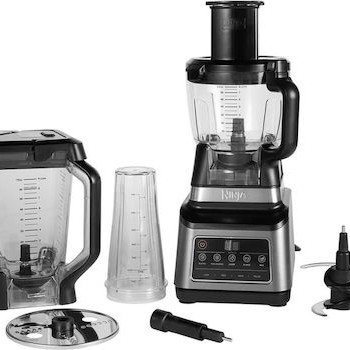 Ninja Πολυμίξερ 1200W με Κάδο 1.8lt και Κανάτα Μπλέντερ Μαύρο