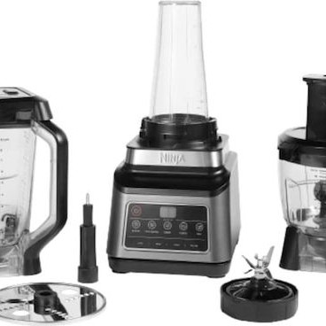 Ninja Πολυμίξερ 1200W με Κάδο 1.8lt και Κανάτα Μπλέντερ Μαύρο