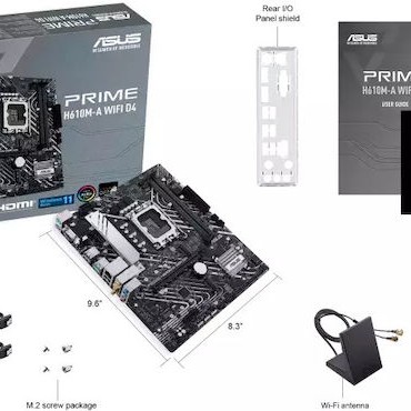 Asus Prime H610M-A WIFI D4 Motherboard Micro ATX με Intel 1700 Socket 90MB1C80-M0EAY0