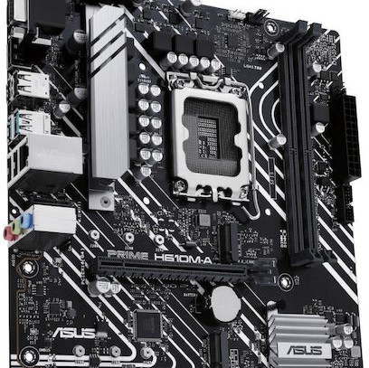 Asus Prime H610M-A-CSM Motherboard Micro ATX με Intel 1700 Socket 90MB1G20-M0EAYC