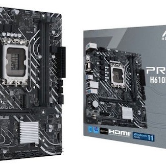 Asus Prime H610M-D D4 Motherboard Micro ATX με Intel 1700 Socket