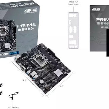 Asus Prime H610M-D D4 Motherboard Micro ATX με Intel 1700 Socket