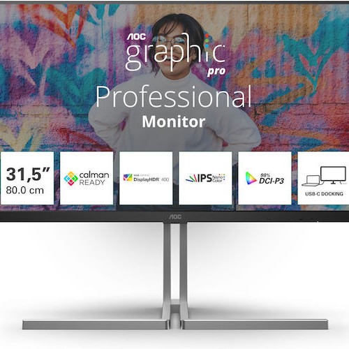 AOC U32U3CV IPS HDR Monitor 32