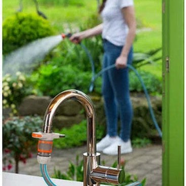 Gardena Hahnverbinder Εσωτερικούς Νεροχύτες Γκρι Πορτοκαλί 13mm 19mm