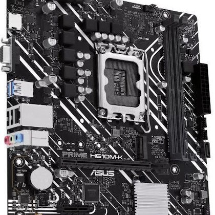 Asus Prime H610M-K Motherboard Micro ATX με Intel 1700 Socket