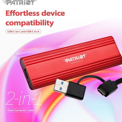 Patriot Transporter Lite USB 3.2 / USB-C Εξωτερικός SSD 4TB 2.5